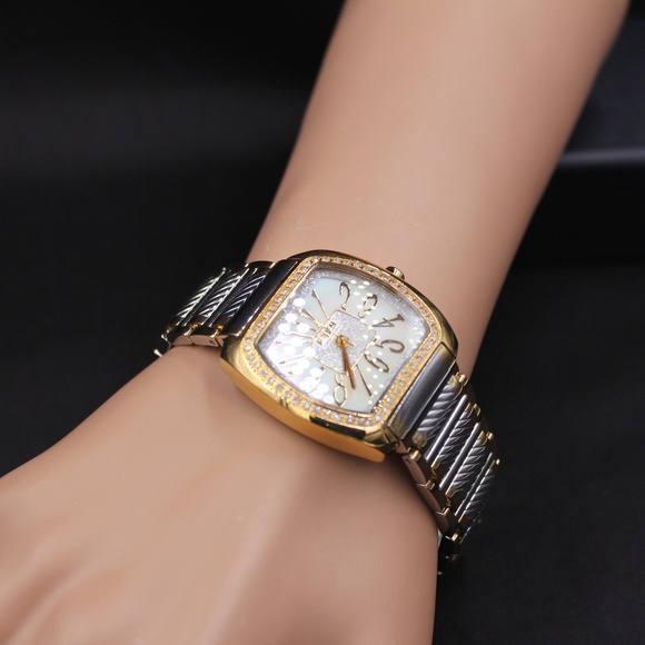 Diamond White Dial Unisex Watch main image 5